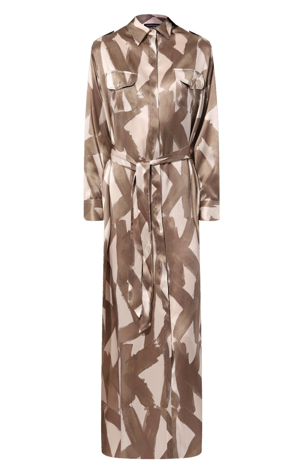 Атласное платье KITON, арт. D47H321K0978C_D47T321K0978C_D47Z321K0978C, фото 1