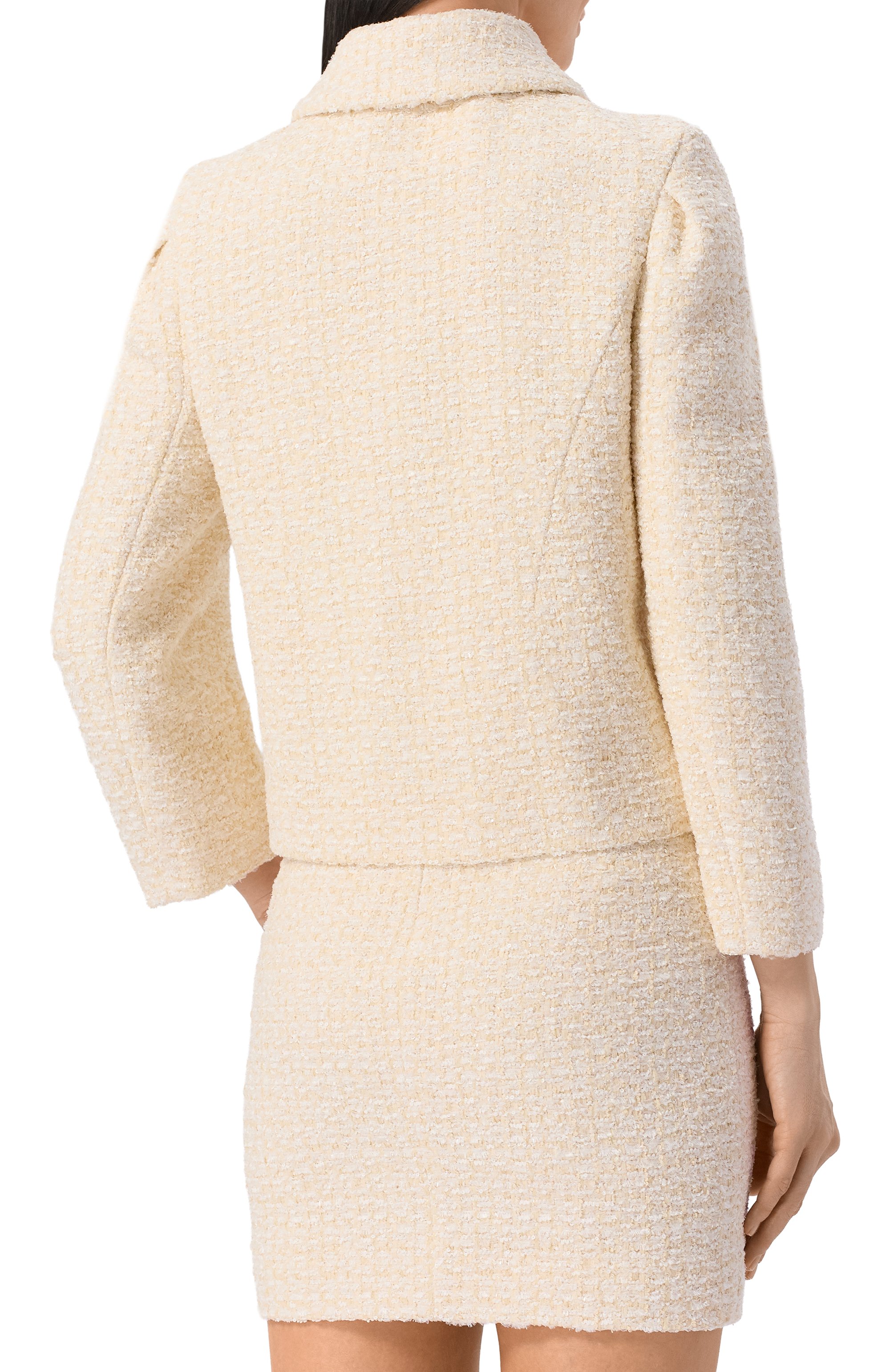 Твидовый жакет MVST, арт. M26.2PW.J005/F108 IV0RY B0UCLE, фото 4