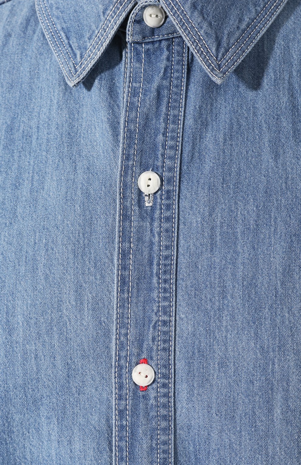 Джинсовая рубашка RAG AND BONE синего цвета по цене 35350 руб., арт. WCW20SA0194419, фото 5 Джинсовая рубашка RAG AND BONE, арт. WCW20SA0194419, фото 5