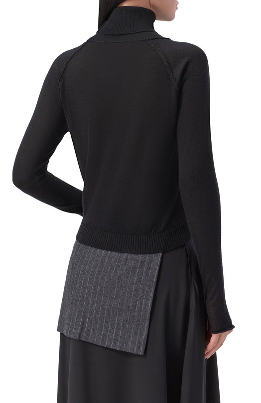 Водолазка из кашемира и шелка Isabel Benenato DK105F25 Чёрный  DK105F25 Фото 4