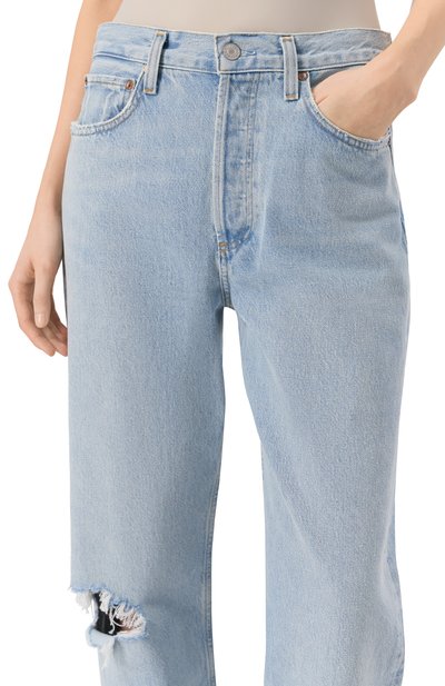 Джинсы kelly AGOLDE голубого цвета по цене 52400 руб., арт. A199B1141, фото 5 Джинсы kelly AGOLDE, арт. A199B1141, фото 5