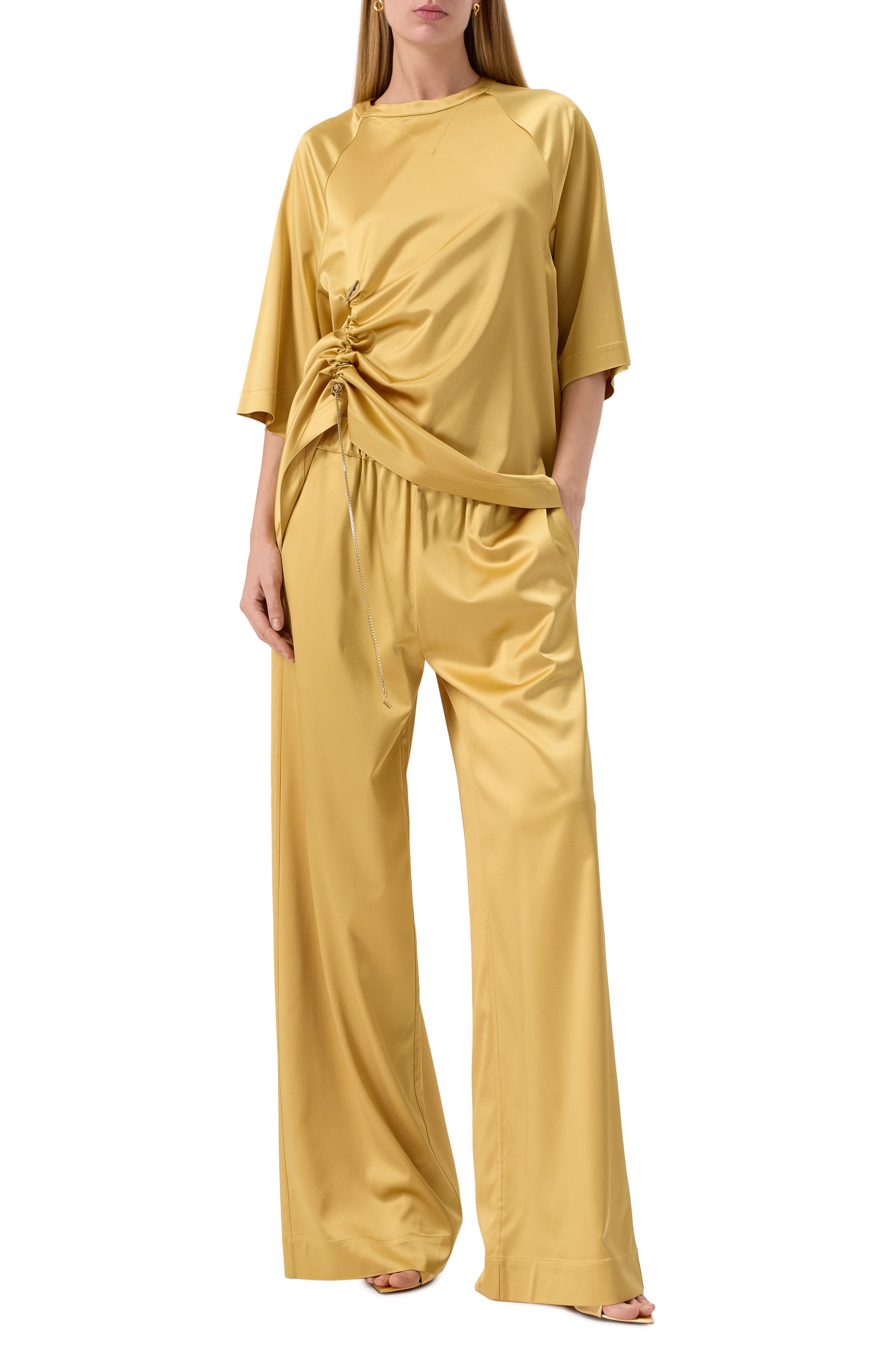 Атласный топ DANAME, арт. 725SS7601A, фото 2