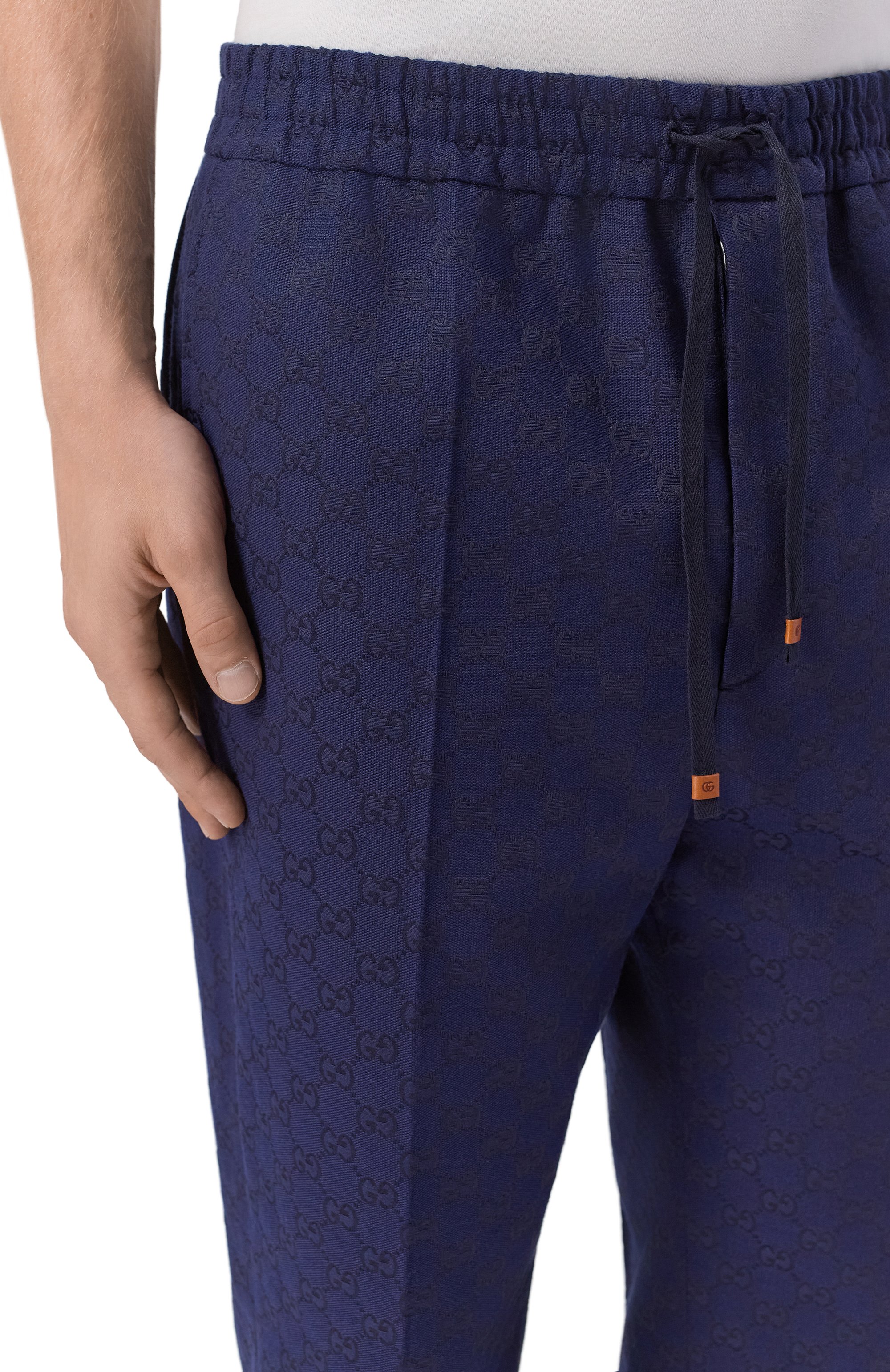 Хлопковые брюки GUCCI, арт. 698725/Z8A1M, фото 5