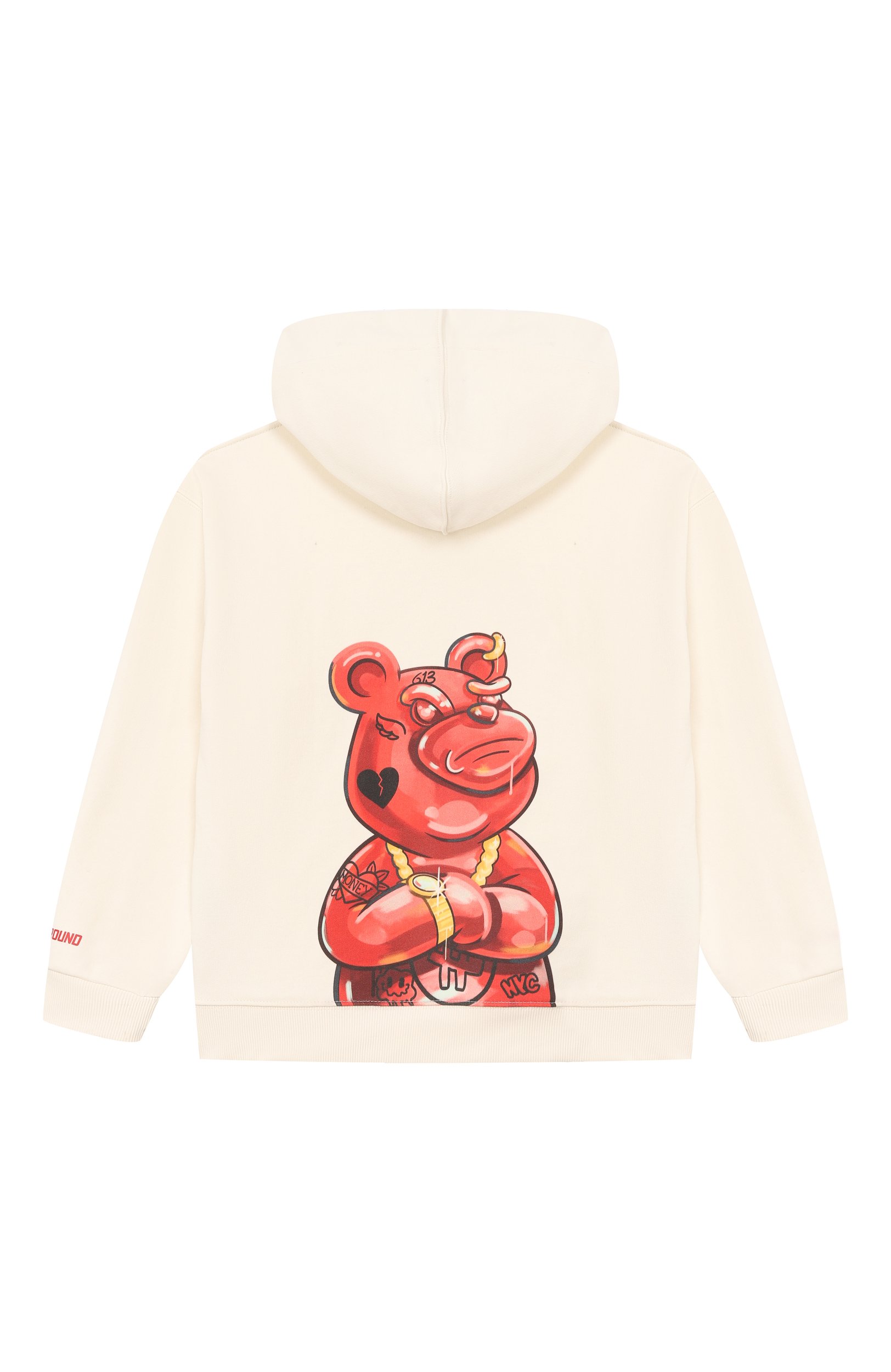 Хлопковое худи SPRAYGROUND, арт. SPY1517GIV0/PAINTED DIABL0 0VER H00DIE IV0RY, фото 2