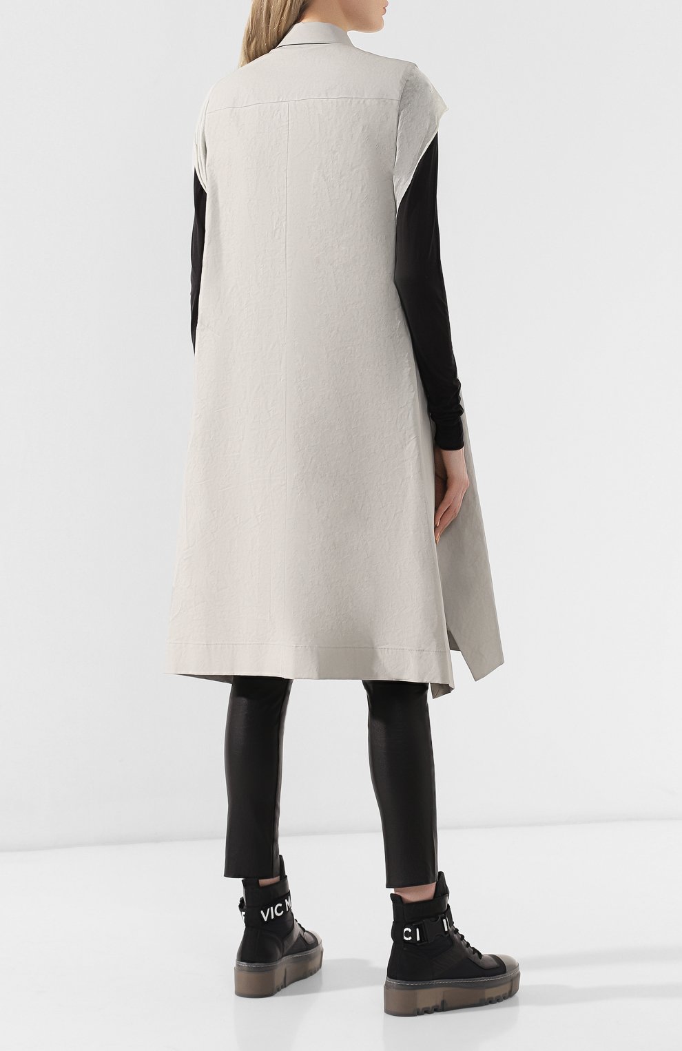Пальто без рукавов RICK OWENS, арт. RP19S6944/CLW, фото 4
