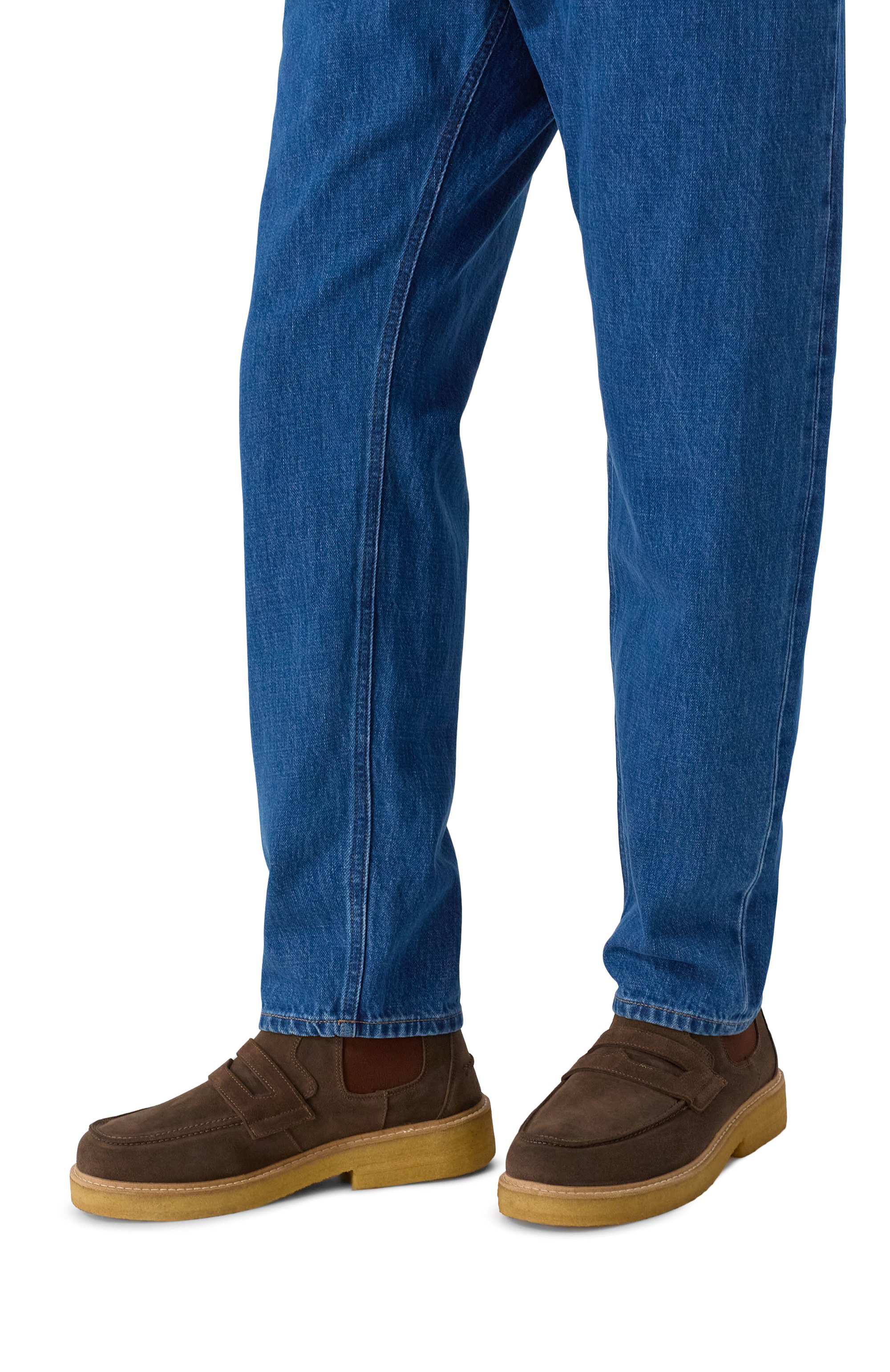 Замшевые челси velour INUIKII темно-коричневого цвета по цене 39950 руб., арт. 2002.023.0011, фото 3 Замшевые челси velour INUIKII, арт. 2002.023.0011, фото 3