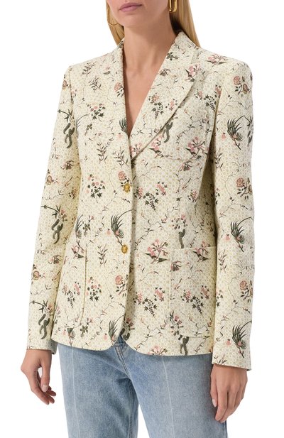 Хлопковый жакет GIAMBATTISTA VALLI, арт. 25FWPVCA6171/63M0S, фото 3