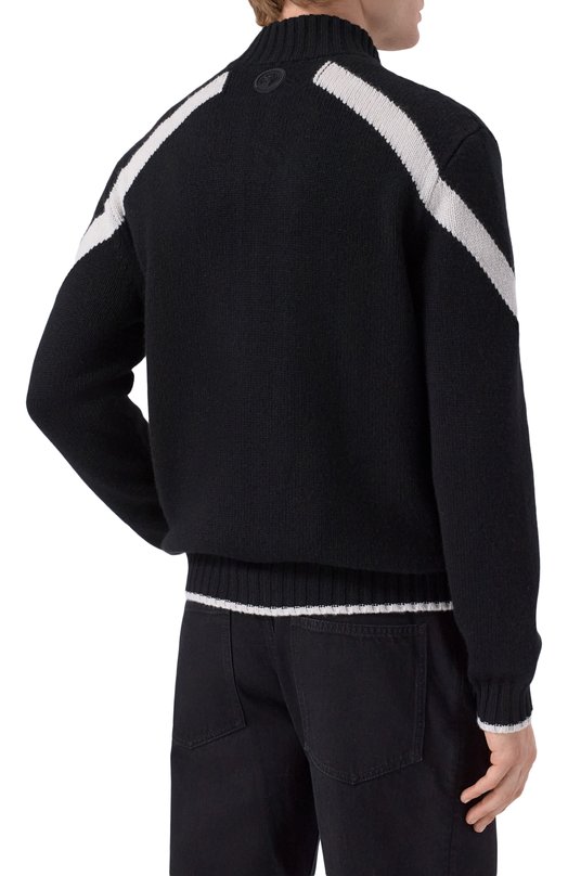 Кашемировый кардиган Stefano Ricci K404006R31/F25465 Чёрный  K404006R31/F25465 Фото 4