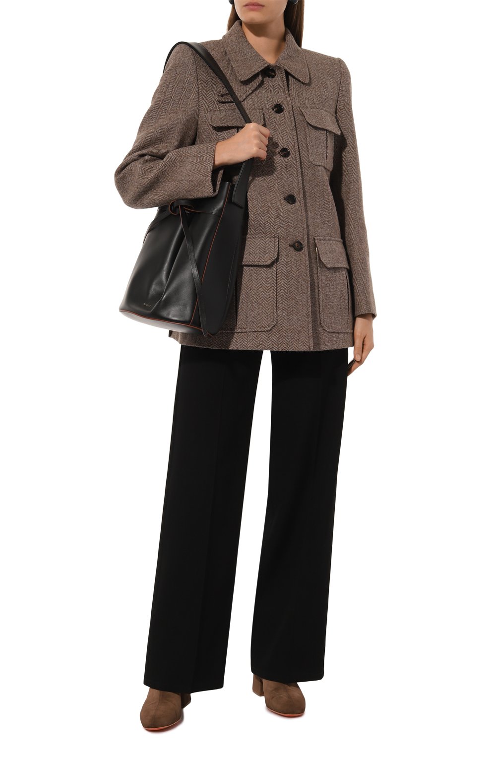 Замшевые ботильоны SANTONI, арт. WTCG71141SX1NAEA, фото 2