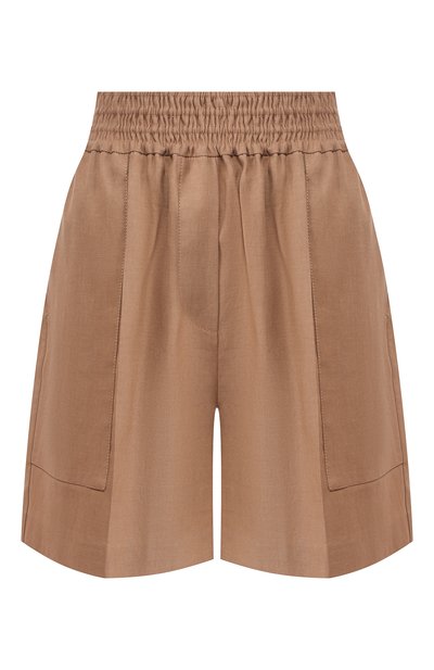 Шорты из смеси льна и хлопка BRUNELLO CUCINELLI, арт. MF591P7213, фото 1