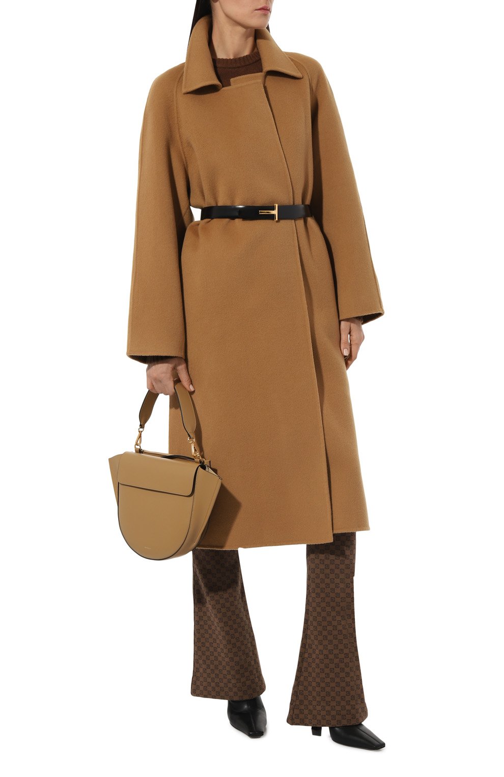 Сумка hortensia WANDLER темно-бежевого цвета по цене 99500 руб., арт. 000021, фото 7 Сумка hortensia WANDLER, арт. 000021, фото 7