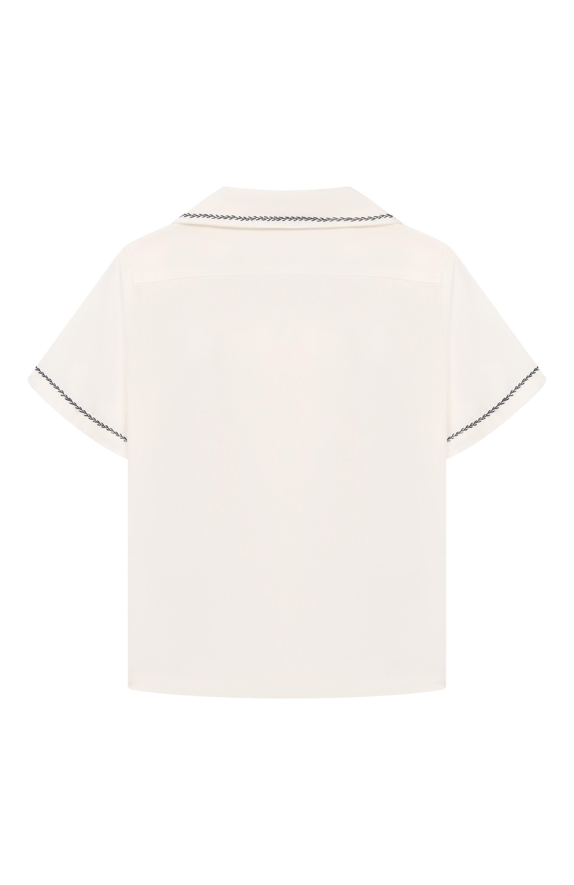 Хлопковая рубашка BONPOINT, арт. S06BSHW00009/10A-12A, фото 2