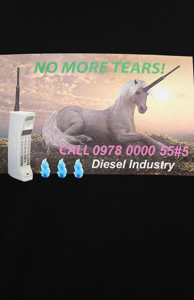 Хлопковая футболка DIESEL, арт. A01843/0HAYU, фото 5