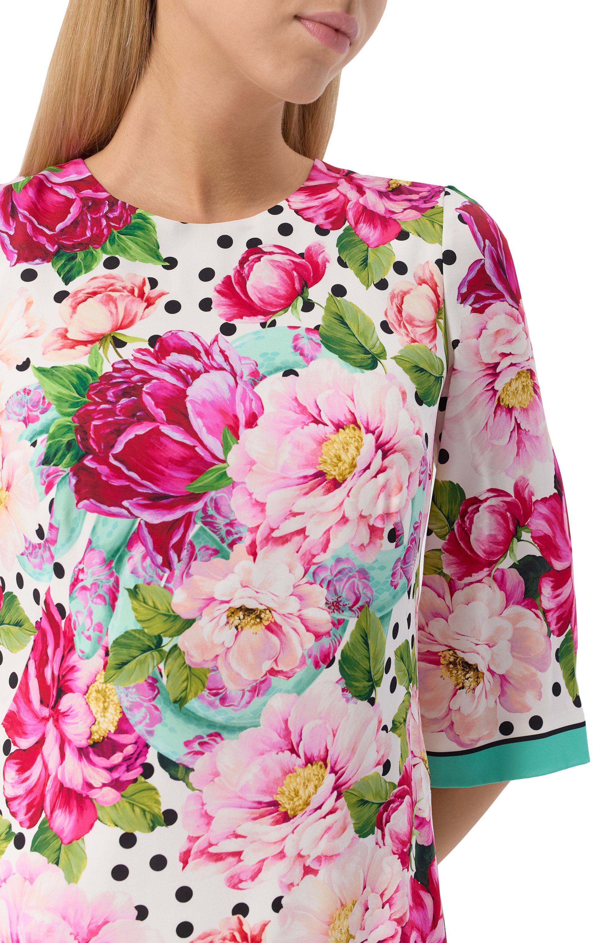 Шелковое платье DOLCE & GABBANA, арт. I6JP8W/HPAE4, фото 5