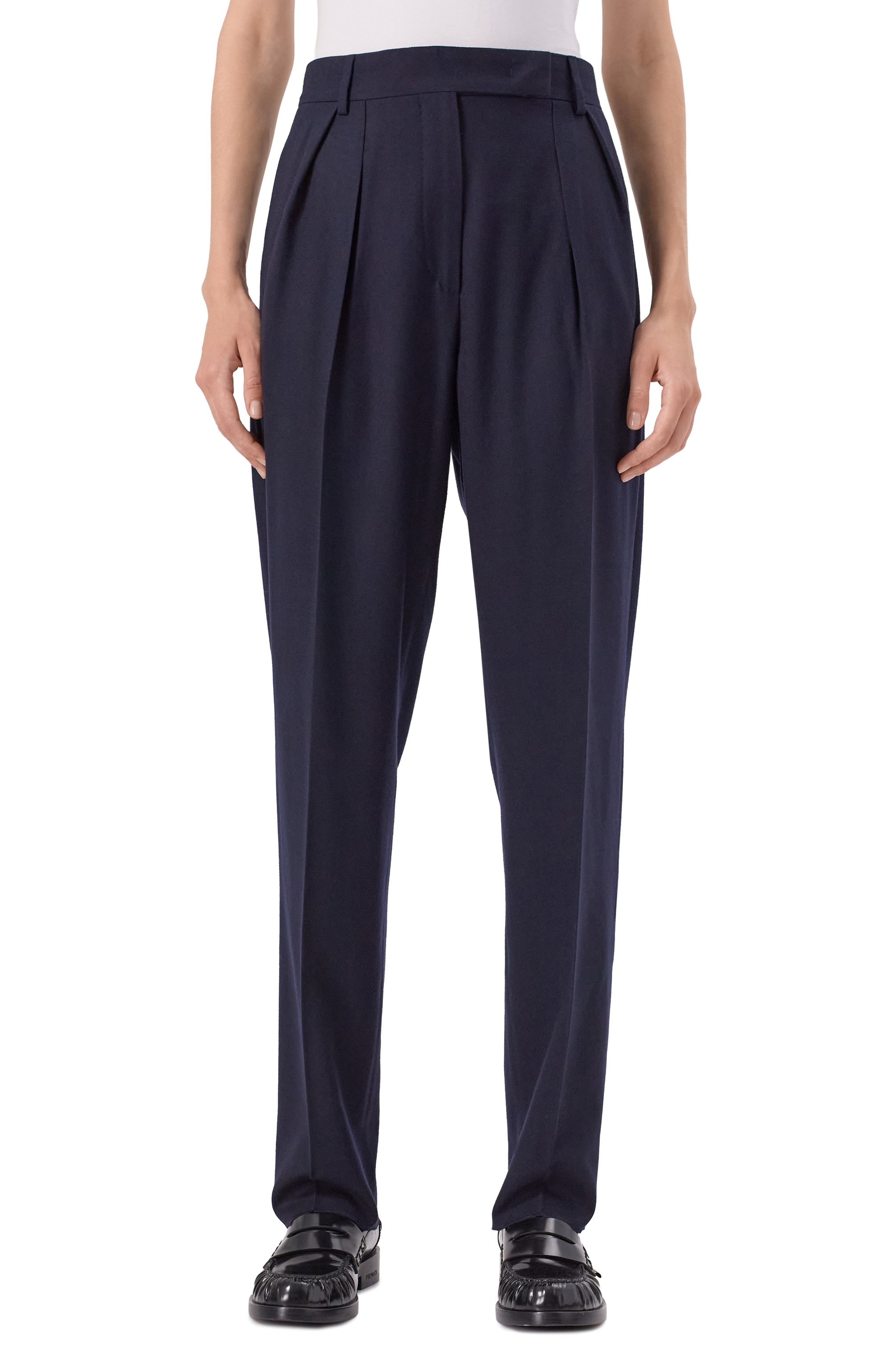 Шерстяные брюки MAX MARA, арт. NEMB0, фото 3