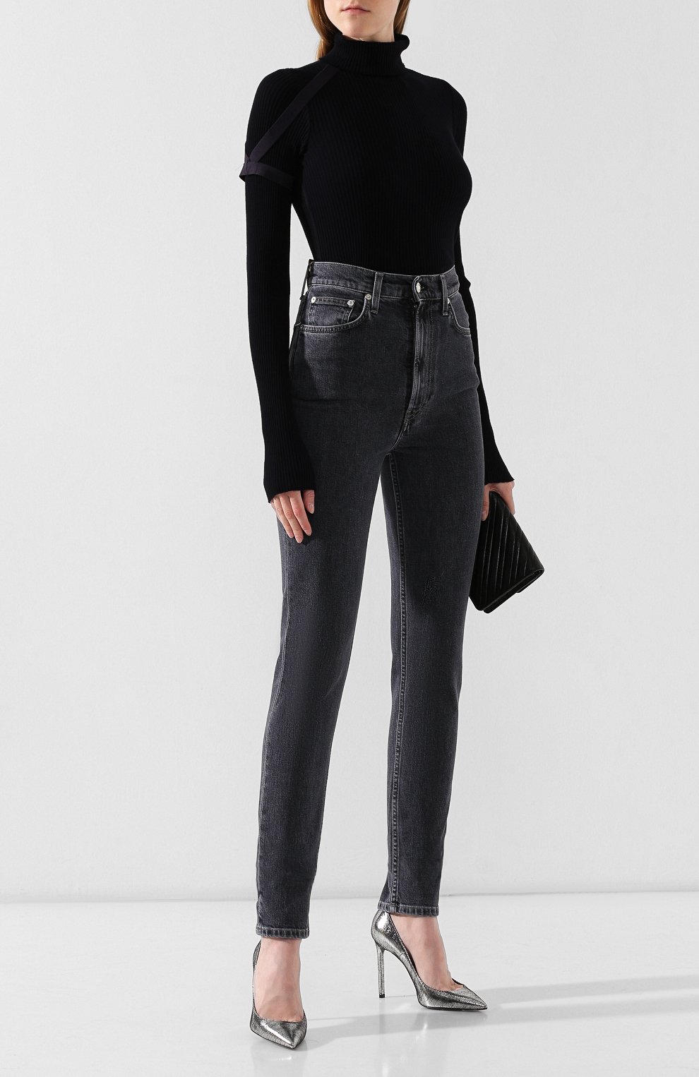 Хлопковая водолазка HELMUT LANG, арт. J04HW513, фото 2