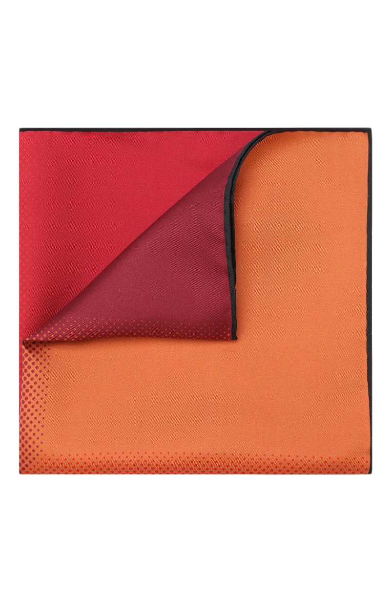 Мужской шелковый платок LANVIN красного цвета, арт. 2424/HANDKERCHIEF | Фото 1 (Материал: Текстиль, Шелк; Нос: Не проставлено; Материал сплава: Проставлено)