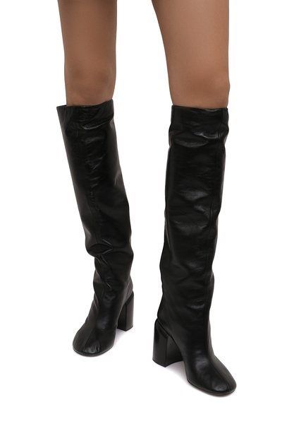 Кожаные сапоги JIL SANDER, арт. JS37233A-14012, фото 3