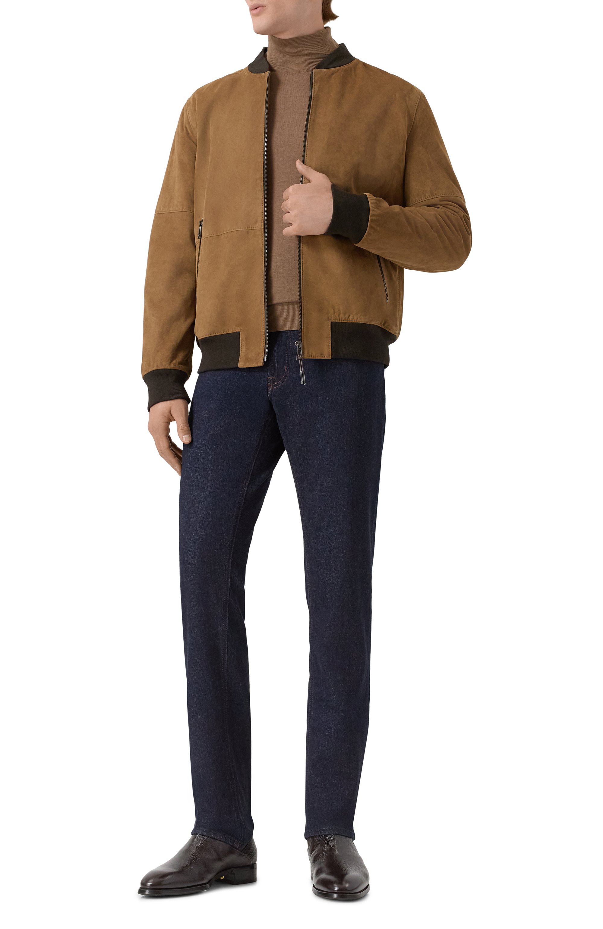 Замшевый бомбер WINDSOR, арт. RENAT0-L/1300160, фото 2