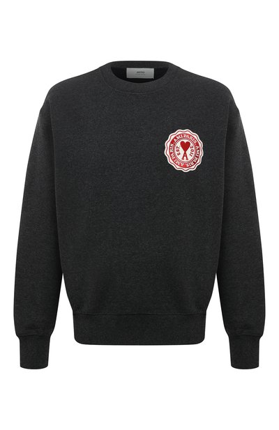 Хлопковый свитшот AMI, арт. USW011 739, фото 1