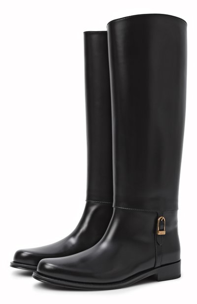 Женские кожаные сапоги julia SAINT LAURENT, арт. 840698/AAEHR