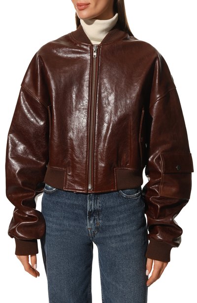 Кожаный бомбер MOLLY MOSS, арт. 00 32, фото 3