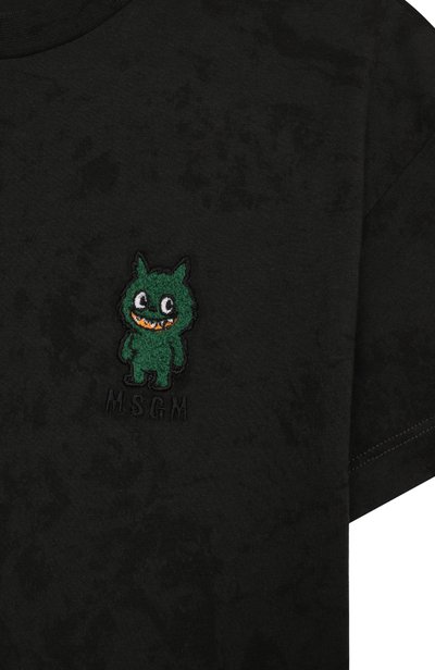 Хлопковая футболка MSGM KIDS, арт. F6MSJBTH283, фото 3