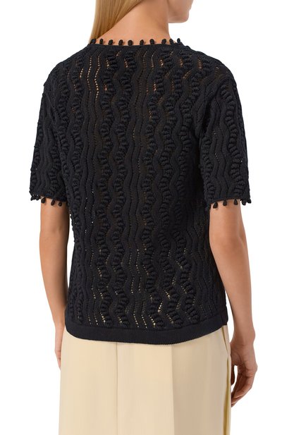 Хлопковый топ JIL SANDER, арт. J02GC0145/J15476, фото 4