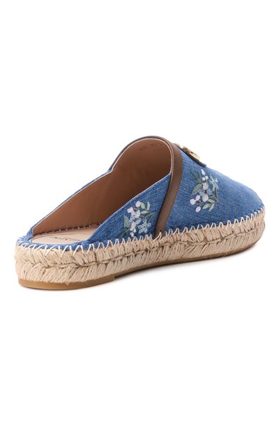 Текстильные сабо vlogo signature  VALENTINO, арт. 8W0S0ME9/BNI, фото 5