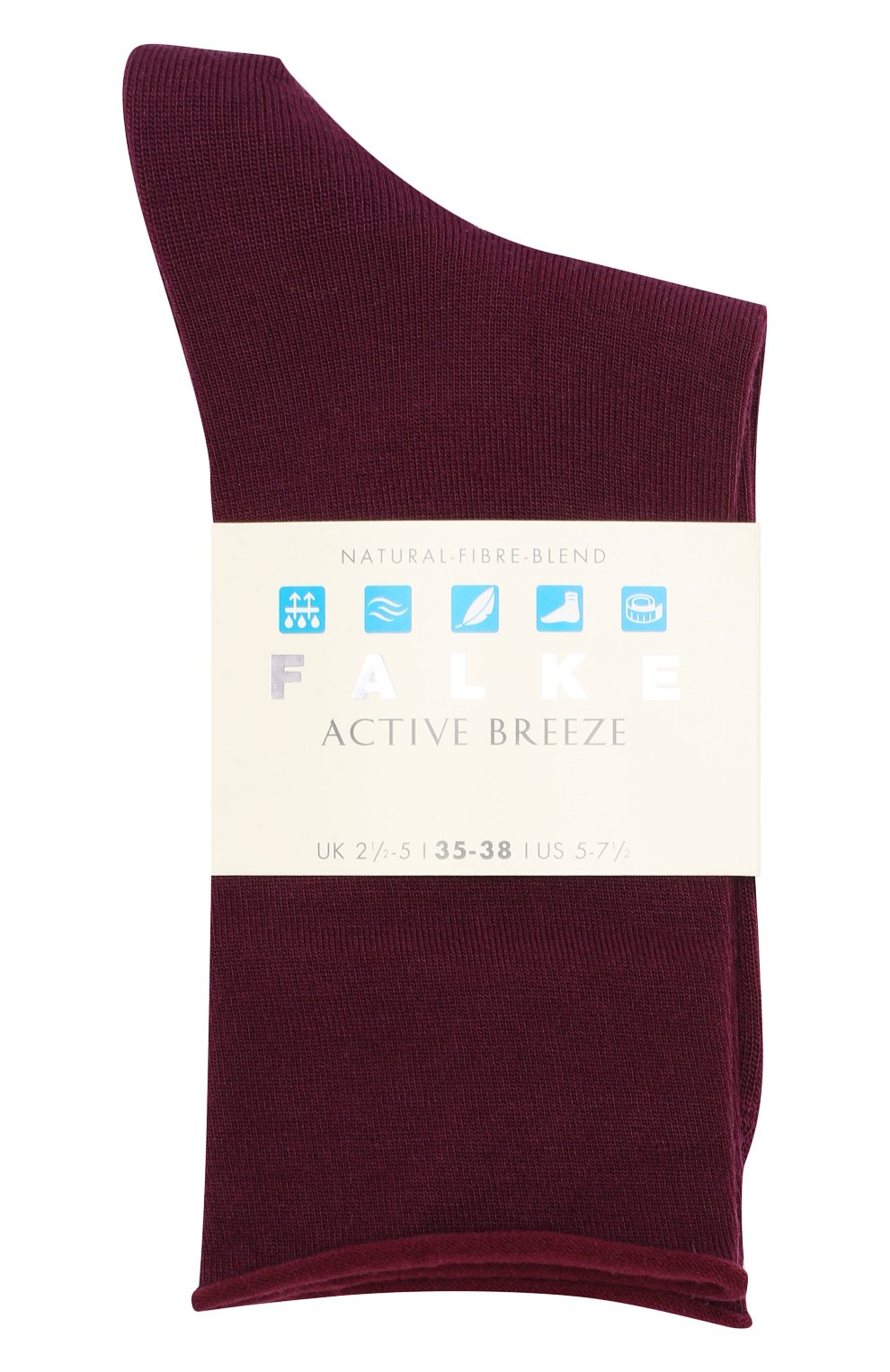 Вязаные носки active breeze FALKE бордового цвета по цене 1290 руб., арт. 46125_18_1_, фото 2 Вязаные носки active breeze FALKE, арт. 46125_18_1_, фото 2