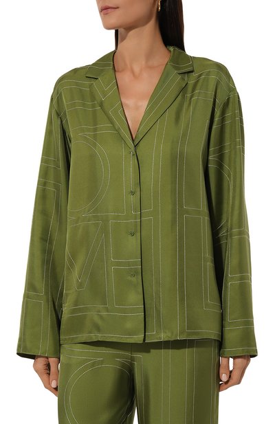 Шелковая рубашка TOTEME, арт. 241-WRT976-FB0089, фото 3