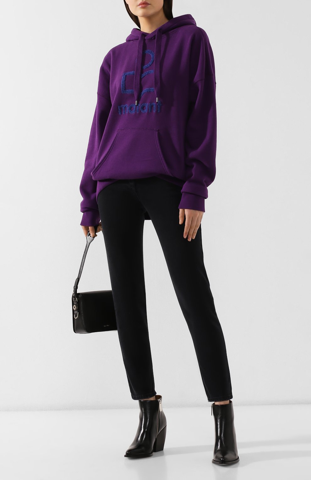 Хлопковое худи ISABEL MARANT ETOILE, арт. SW0031-19A043E/MANSEL, фото 2