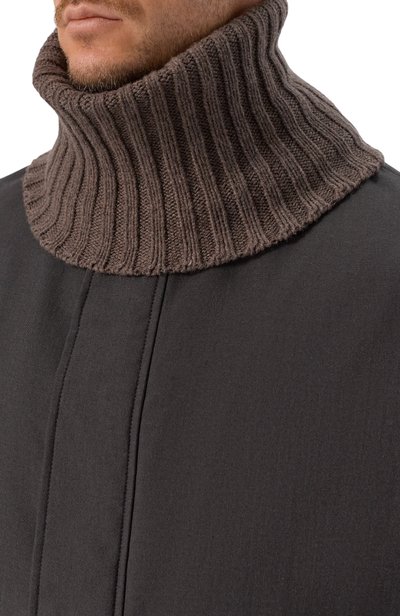 Мужской шарф-снуд из кашемира и шерсти RICK OWENS, арт. RU02F4484/WSBR