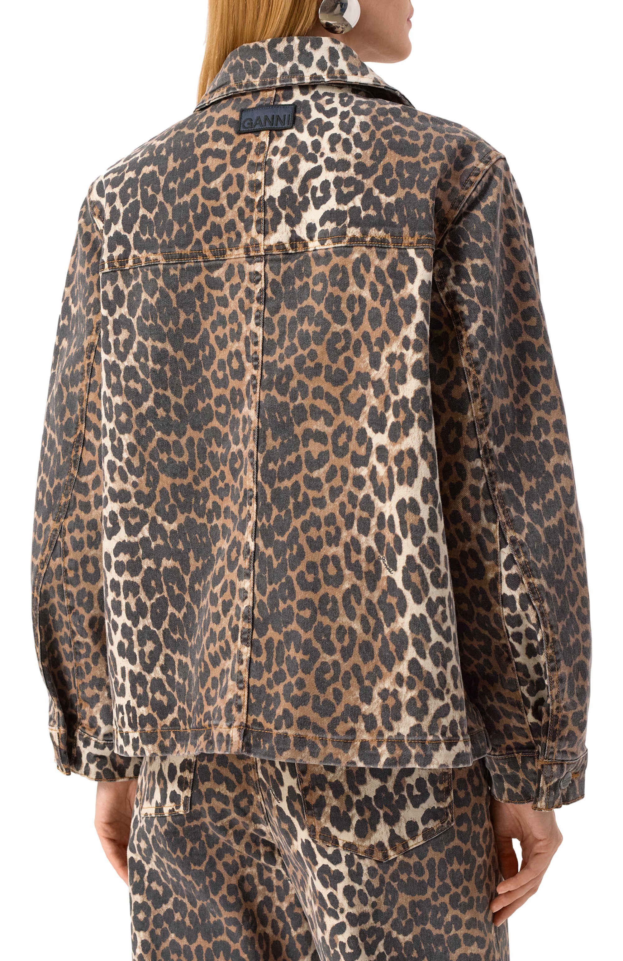 Джинсовая куртка GANNI, арт. J1581, фото 4