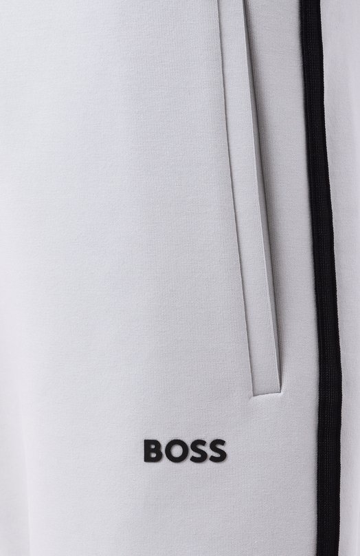 Хлопковые шорты BOSS Green 50530051 Серый  50530051 Фото 6