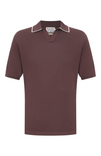 Мужская хлопковое поло MC2 SAINT BARTH, арт. SL00014-00098L/SL0AN C0NTRAST C0TT0N