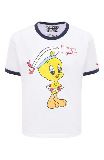 Хлопковая футболка MC2 SAINT BARTH, арт. STBW/EMILIE STRING/00116D, фото 1