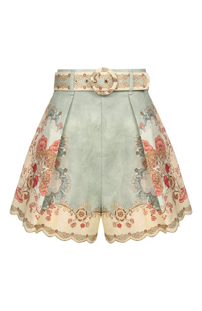 Женские льняные шорты ZIMMERMANN, арт. 4558ARS263