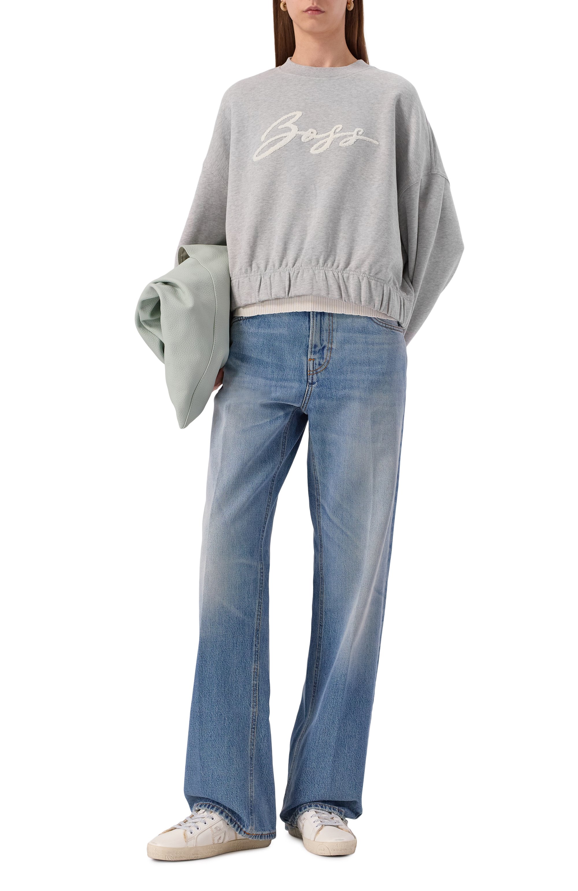 Кожаные кеды steven-d PREMIATA кремового цвета по цене 37000 руб., арт. STEVEND/VAR 7608M, фото 3 Кожаные кеды steven-d PREMIATA, арт. STEVEND/VAR 7608M, фото 3