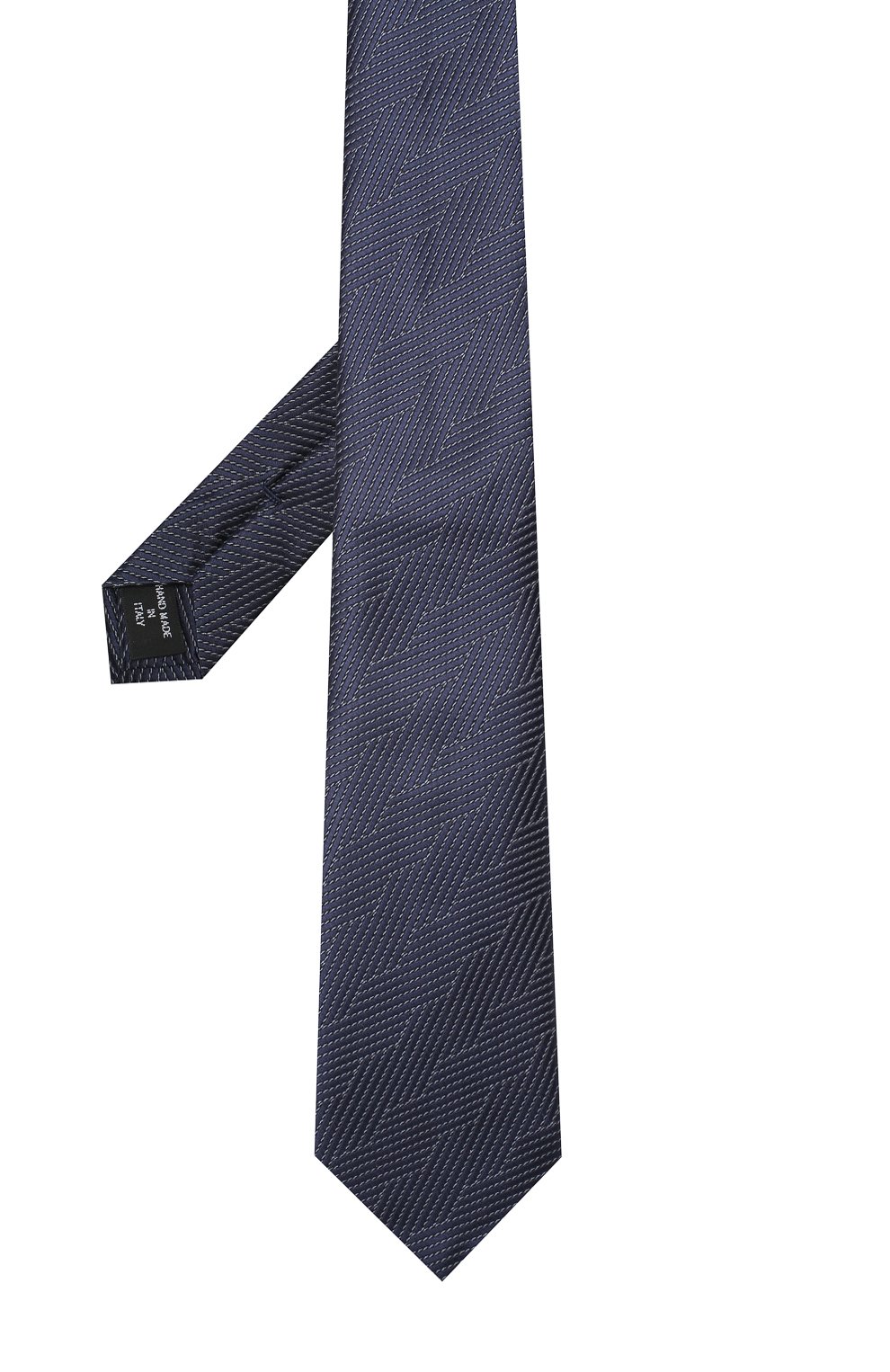 Шелковый галстук с узором GIORGIO ARMANI синего цвета по цене 21050 руб., арт. 360054/8A936, фото 2 Шелковый галстук с узором GIORGIO ARMANI, арт. 360054/8A936, фото 2