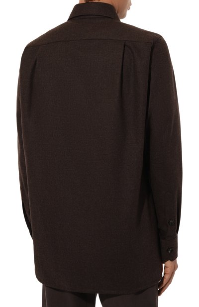 Шерстяная рубашка KITON, арт. UMC016K0123E07, фото 4