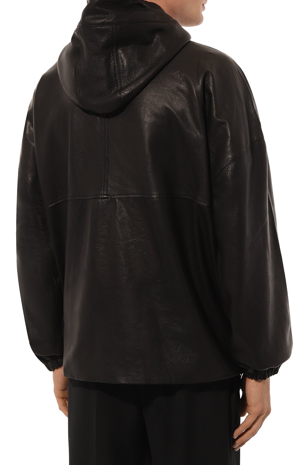 Кожаная куртка GIORGIO BRATO черного цвета по цене 159500 руб., арт. GU25F22050, фото 4 Кожаная куртка GIORGIO BRATO, арт. GU25F22050, фото 4