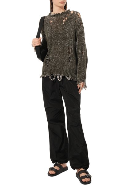 Резиновые шлепанцы mallorca BALENCIAGA черного цвета по цене 47700 руб., арт. 656937W2DZ1, фото 2 Резиновые шлепанцы mallorca BALENCIAGA, арт. 656937W2DZ1, фото 2