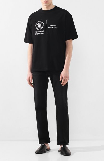 Кожаные сабо BALENCIAGA, арт. 607494/WA726, фото 2