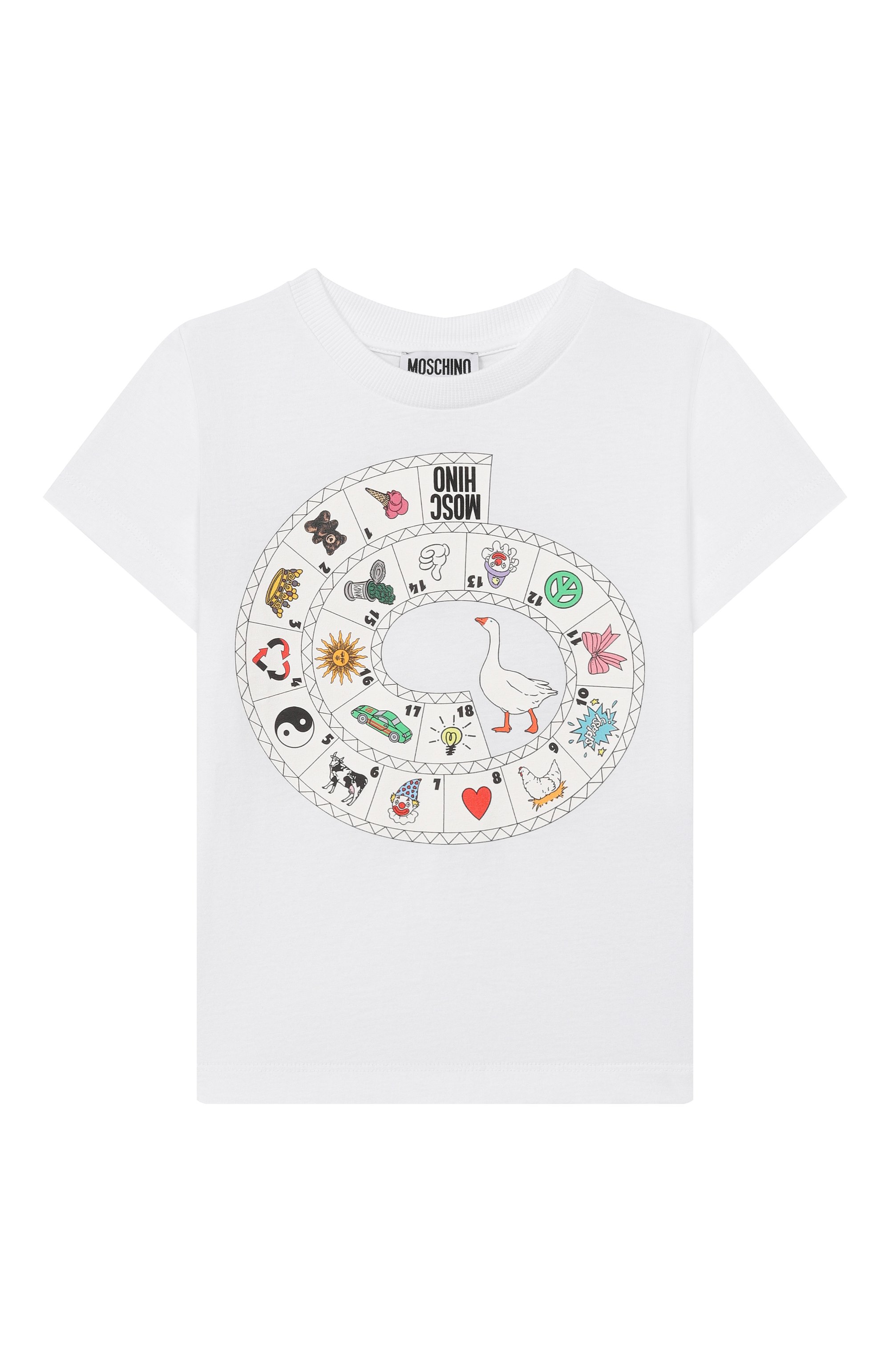 Хлопковая футболка MOSCHINO, арт. HYM058/LAA02_001, фото 1