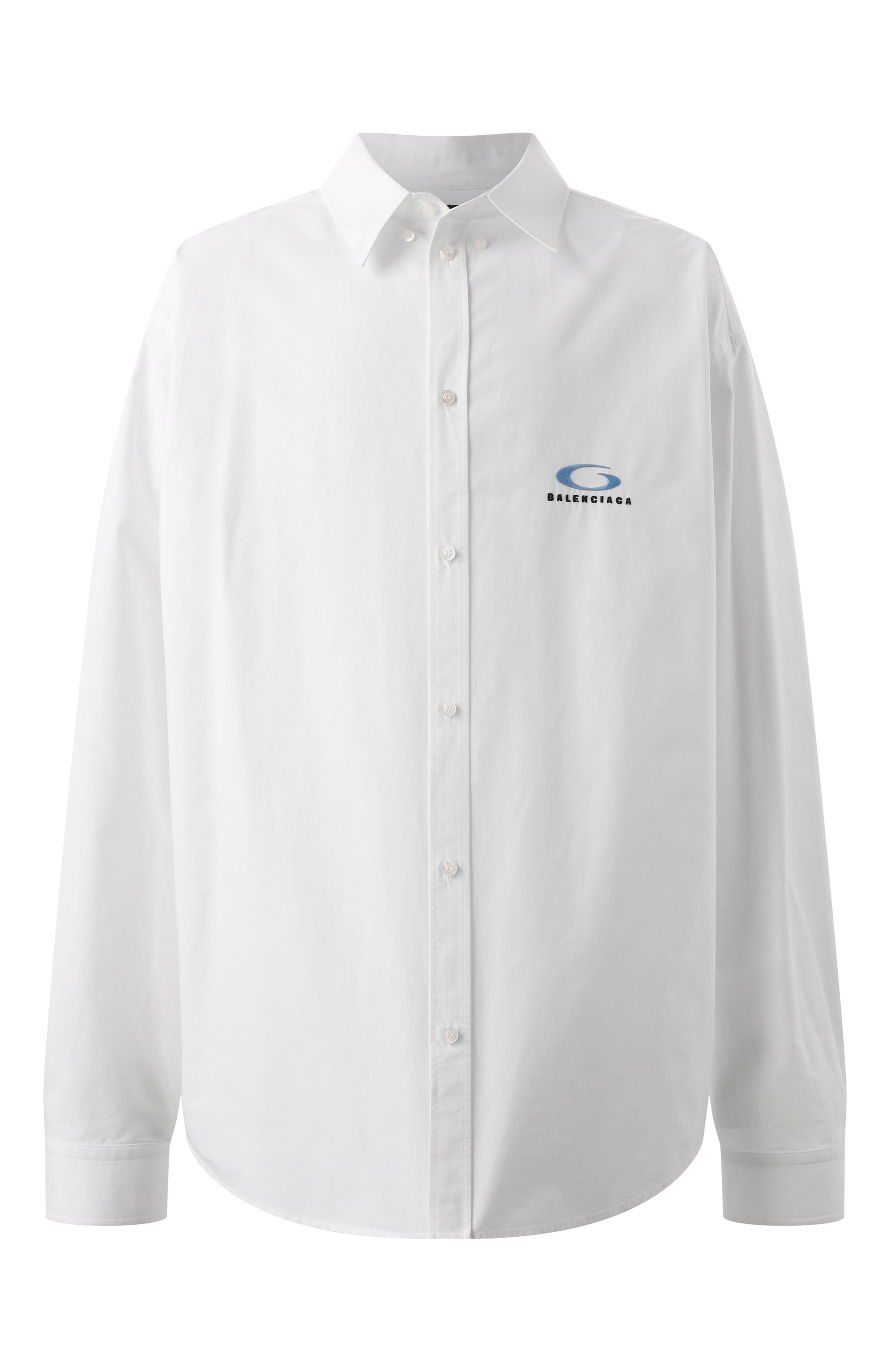 Хлопковая рубашка BALENCIAGA, арт. 809164/TNM60, фото 1