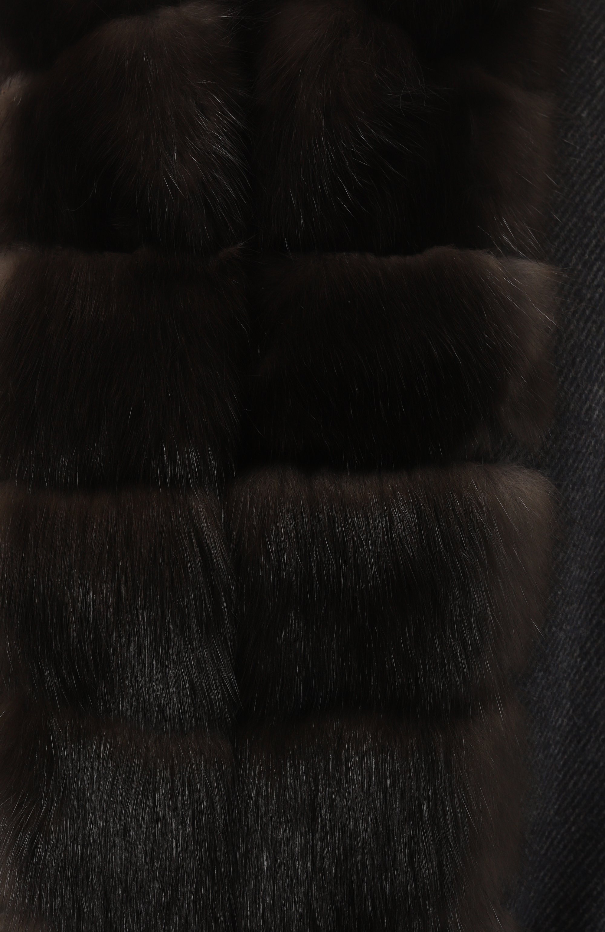 Кашемировое пальто с отделкой из меха соболя SABLEFUR, арт. 72213-SB-10, фото 6