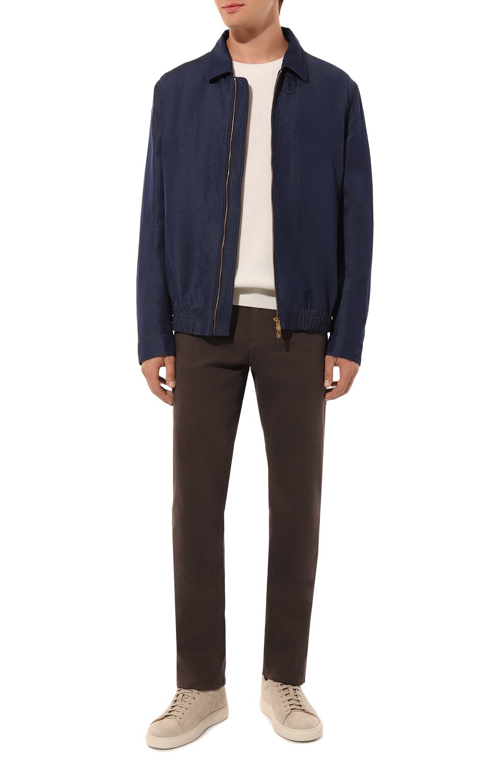 Бомбер из шерсти и льна BRUNELLO CUCINELLI, арт. MB4046205, фото 2