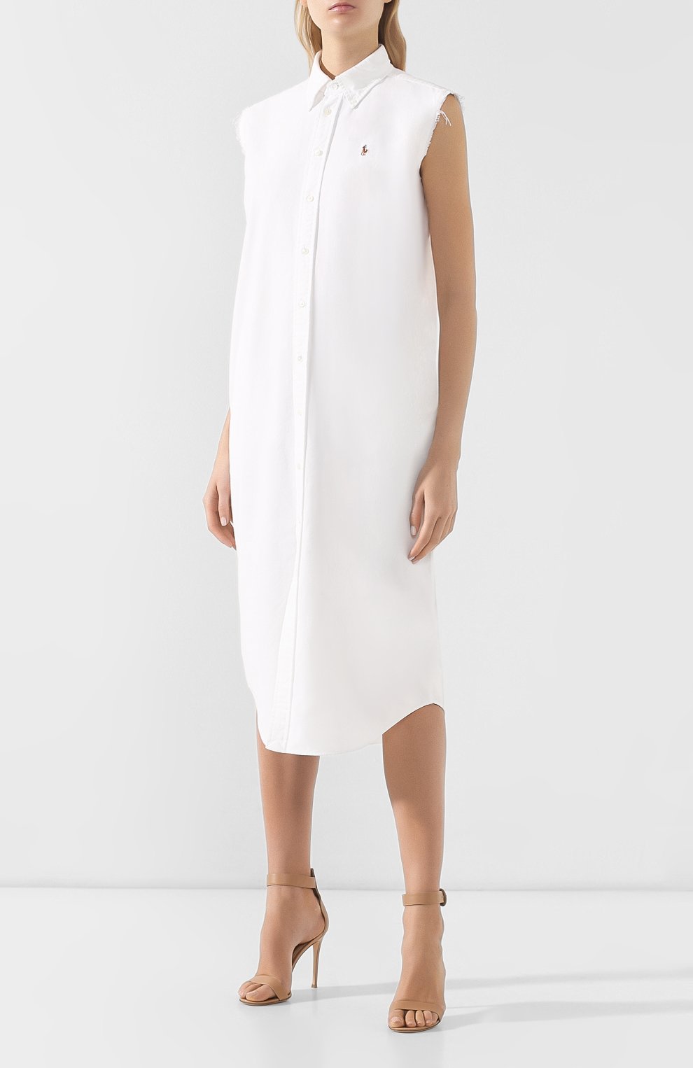 Хлопковое платье POLO RALPH LAUREN, арт. 211745477, фото 3