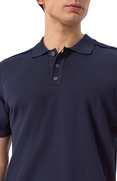 Хлопковое поло C.P. COMPANY, арт. 20CMKN099A/110560A, фото 5